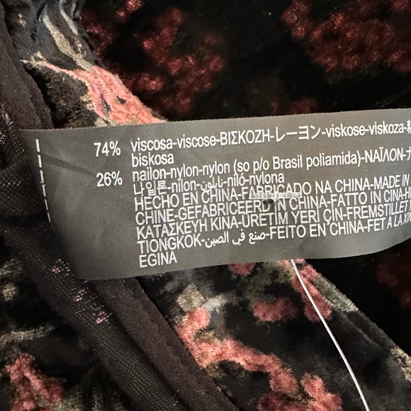 NWT Zara The Charlotte Velvet Pants Size Medium - Picture 9 of 12